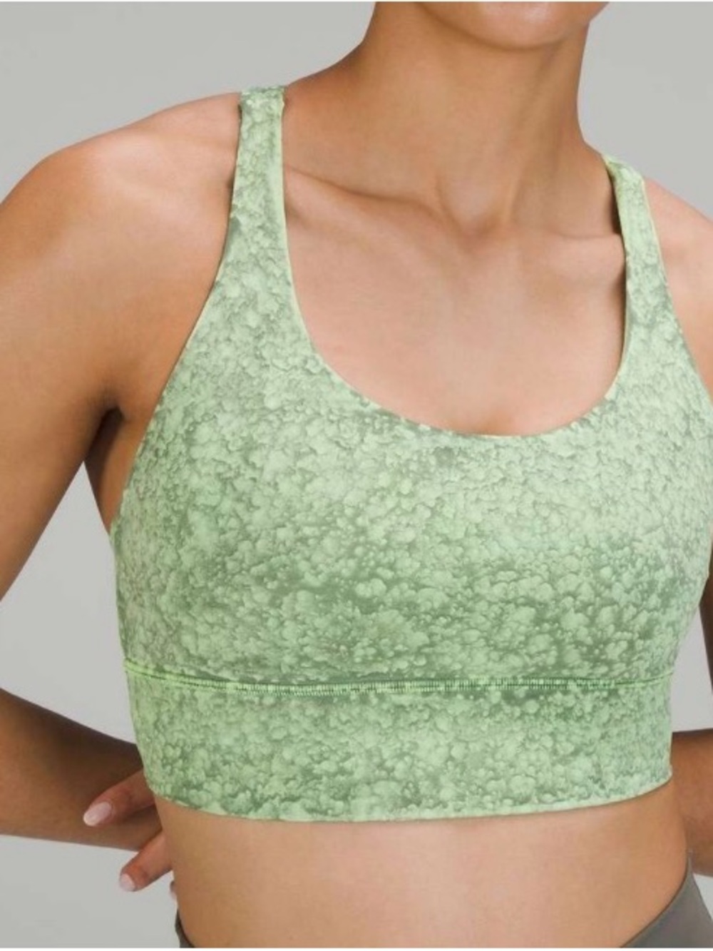 Lululemon Energy Longline Bra Medium Support B-D Cups Nulux Size 8